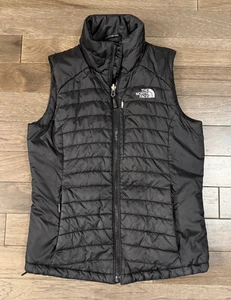 Women's THE NORTH FACE Black Vest With Logo Size XS - Picture 1 of 5