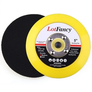 LotFancy 5 Inch Hook and Loop Backing Pad, Pack of 2 - DA Air Random Orbital ... - Picture 1 of 7