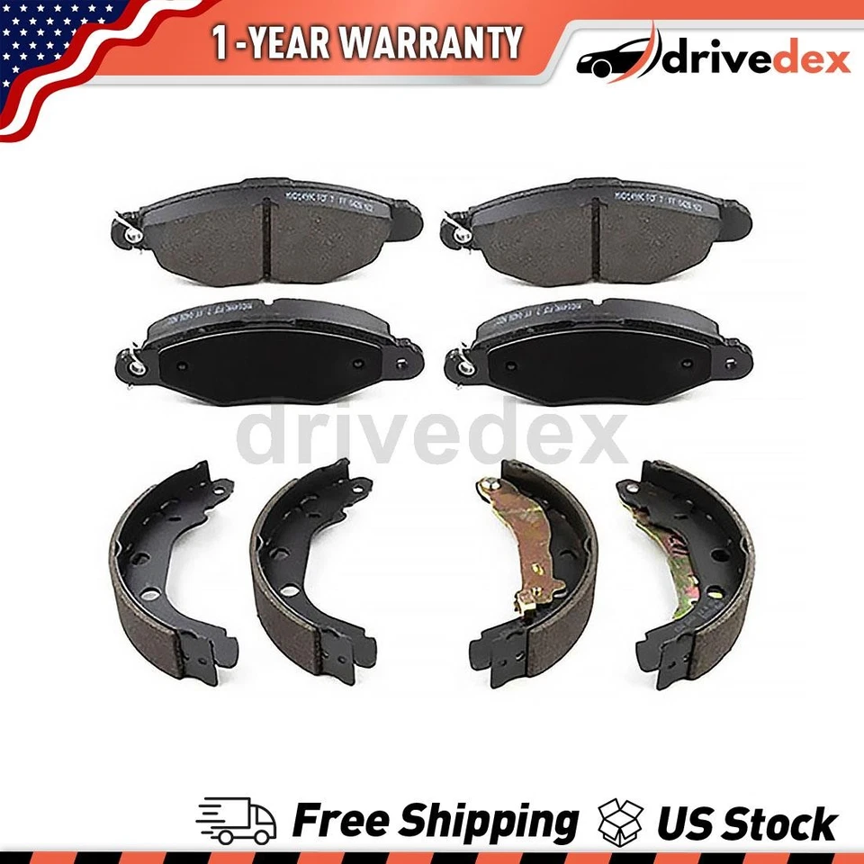 Pastillas y zapatas de freno delanteras traseras para Renault Kangoo Express 2004 2005 2006 2007 Foto 1 de 4