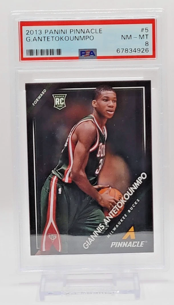 Pinnacle Giannis Antetokounmpo Basketball Sports Trading Cards