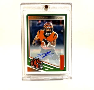 2025 Panini Score Chase Brown #157 AUTO Cleveland Browns Fighting Illini - Picture 1 of 2
