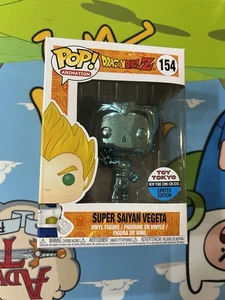 Protector Funko Dragon Ball Z Juguete Tokio Super Saiyan Vegeta Azul Cromo 154 POP - Imagen 1 de 6