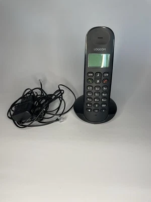 Logicom ILOA 150 Schnurloses Festnetztelefon Schwarz DECT Analog 4 Stunden Gespr - Bild 1 von 4