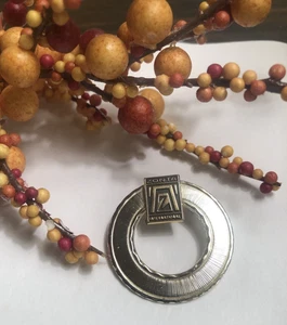 Vintage Zonta International runde Frauenrechte Mitgliedschaft Anstecknadel Brosche - Bild 1 von 6