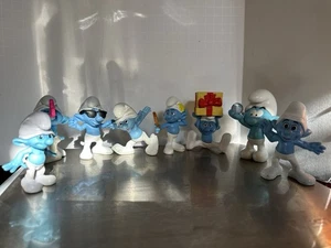 Schlümpfe Figuren Spielzeug McDonalds Happy Meal 2011 -2013 - Peyo 8 Stück acht - Bild 1 von 5