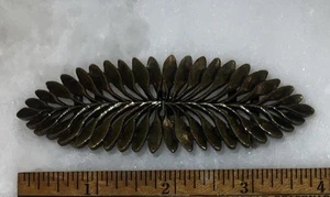 James Avery Brass Belt Buckle 2pc Leaves Leaf Brass Retired Women RARE - Picture 1 of 11