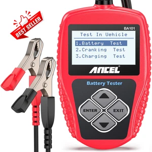 ANCEL BA101 12V Car Battery Tester, 100-2000CCA Digital Alternator Analyzer - Picture 1 of 6
