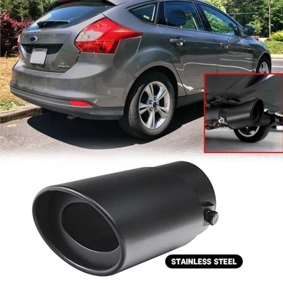 For Ford Focus Rear Exhaust Pipe Tail Tip Muffler Round Accessories Foto 1 de 4