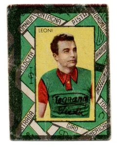 LEONI SQUADRA CICLISMO LEGNANO PIRELLI FIGURINA campioni NANNINA ? anni 40 - Picture 1 of 1