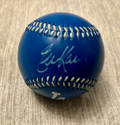 Eric Karros LA Dodgers Signed Blue Dodger Baseball Chevron Team Stars 1994 W/COA - Image 1 of 4