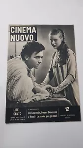 CINEMA NUOVO N. 12 DEL 1953 DE LAURENTIIS, FORGES DAVANZATI E PONTI - Foto 1 di 3