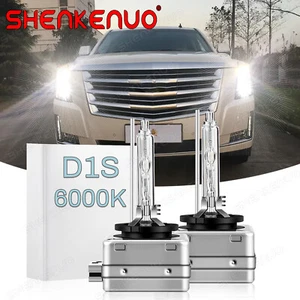 6000K Front HID Headlight Bulbs for Cadillac Escalade 2007-2014 Low & High Beam - Bild 1 von 11