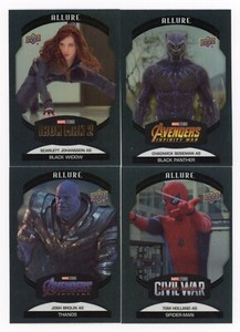 2022 Upper Deck Marvel Allure #1-100 BLACK RAINBOW PARALLEL - PICK FROM LOT
