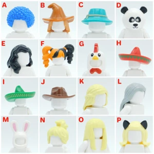 Lego Minifigura Tocados Pelos y Sombreros Sombrero Lechtas Panda Tú eliges - Imagen 1 de 1