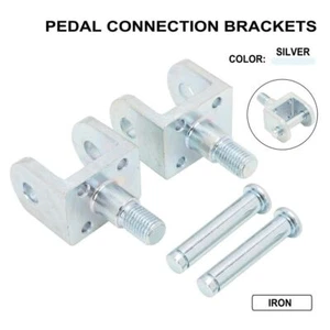 Motorcycle Off Road Pit Dirt Bike Pedal Connection Brackets SILVER For Sur-Ron X - Picture 1 of 6