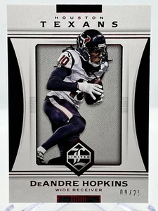DEANDRE HOPKINS 2017 Panini Limited Football #15 RUBY SPOTLIGHT Parallel /25 - Picture 1 of 2
