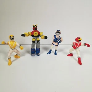 4 x Vintage Bioman Liveman PVC Spielfiguren Konvolut, aus Yolanda, 1988 - Bild 1 von 13
