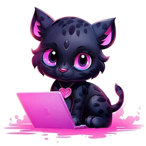 3X Autoaufkleber Sticker Black Panther Girl Aufkleber - Picture 1 of 1