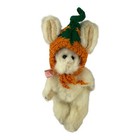 Boyds Bears Chardonnay Easter Bunny Rabbit with Carrot Hat 7 Inch 1990 to 1994