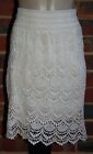KAMELEON White Crochet Skirt - Size S - EUC