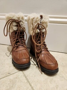 Ralph Lauren winter boots with faux fur in UK4 US6 RRP £189 - Picture 1 of 9