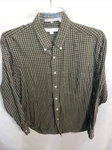 Geoffrey Beene Dress Shirt Mens Size Medium Gray Striped Business Formal City - Picture 1 of 12