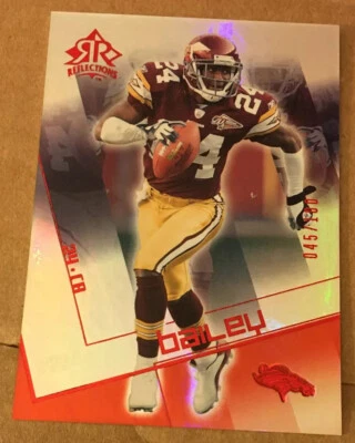 2004 Reflections Football Card #29 Champ Bailey/100 Redskins - Image 1 of 2