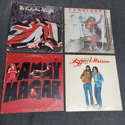 The Who Sammy Hagar Foreigner Loggins And Messina 4 Vinyl Record Set Good Foto 1 de 3