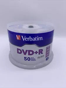 Verbatim DVD+R Discs, 4,7GB, 16x, 50/Pack. Life Series SEALED - Bild 1 von 4