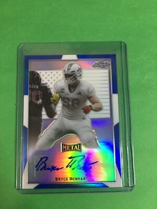 F166,075 2019 Leaf All-American Auto/12 Blue BRYCE BENHART NEBRASKA