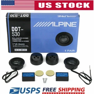 For DDT-S30 25MM 1" SOFT DOME BALANCED CAR TWEETERS 360W CROSSOVERS Systems - Picture 1 of 12