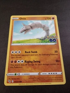 Pokemon Go Onix Common Card 036/078 NM - Picture 1 of 1