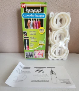 Factory Sealed Wonder Hanger 8 Pack New In Open Box with instructions - Picture 1 of 6