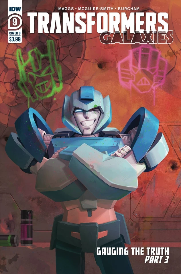 The Transformers: Galaxies #9 Cover B-Sara Pitre-Durocher (IDW Publishing August 2020)