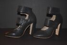 New El Bolla Ankle Strap Pumps In Black - Size 38 / Us 7.5
