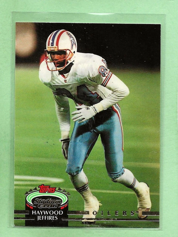 HAYWOOD JEFFIRES - 1991 Stadium Club - #373 - Oilers - Comb. Shipping - Image 1 of 1