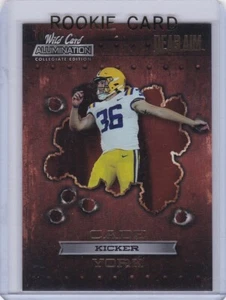 CADE YORK ROOKIE CARD Cleveland Browns 2021 DEAD AIM FOOTBALL RC Kicker RARE! - Picture 1 of 2