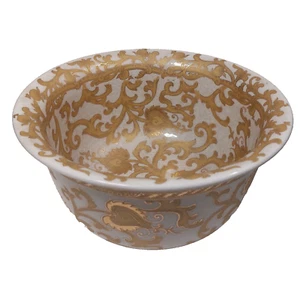 JUWC 1899 United Wilson Porcelain bowl dish hand-painted gold pattern - Picture 1 of 24