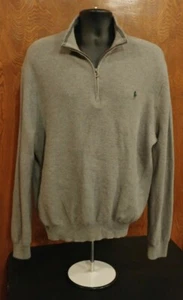 Polo Ralph Lauren grauer Fleecepullover Langarm Pullover (XXL) - Bild 1 von 5