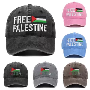 Cappelli da baseball Palestina gratis bandiera palestinese ricamati supporto solidarietà - Foto 1 di 43