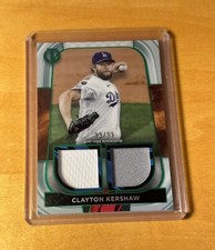 2020 Topps Tribute Clayton Kershaw Dual Relic /99!!
