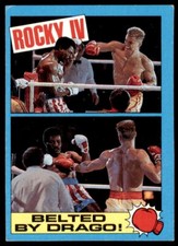1985 Topps Rocky IV  Belted by Drago! Movie Photo Card #21