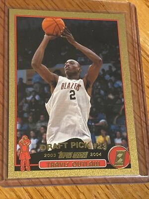 03-04 Topps Gold Travis Outlaw 19/99 - Image 1 of 2