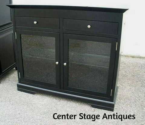 50118 :    MUEBLES BERMEX Buffet Server China Curio Cabinet Cover