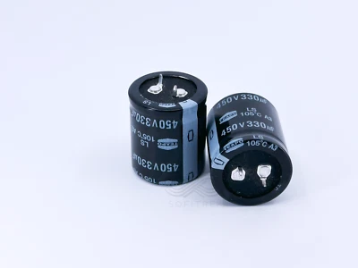 2 PIEZAS TEAPO LS 330uF 450V 30x35mm Condensador Electrolítico Snap In 7.5mm Foto 1 de 4