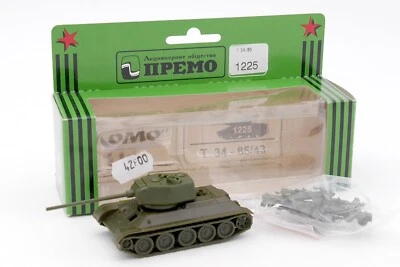 PREMO ROCO MINITANKS HO 1/87 CHAR TANK T34 /85 #1225 URSS CCCP MADE IN RUSSIA - Photo 1/4