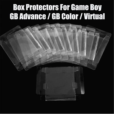 Protectores de caja de exhibición de 5 piezas para GAME BOY/VIRTUAL/COLOR/AVANCE Nintendo Case CIB Foto 1 de 4
