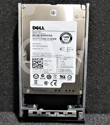 Dell SAVVIO ST9146853SS 61XPF 146GB 15K RPM 6Gb/s 2.5" SAS Server HDD Hard Drive - Image 1 of 2