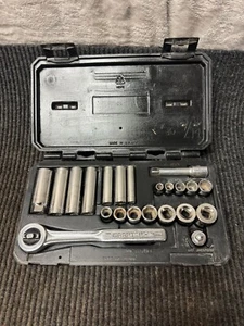 Juego de enchufes vintage Craftsman 22 piezas completo 34788 EE. UU. - Imagen 1 de 8