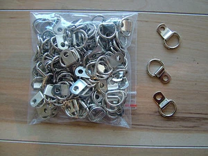 100 x Professional Picture Framing Medium Circular D-Rings - Picture 1 of 3